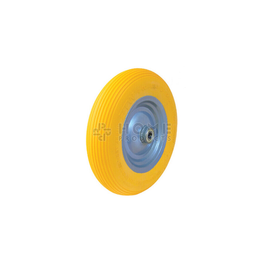 PU wheel 4.00-8 / 400 mm metal rim roller ball bearing line